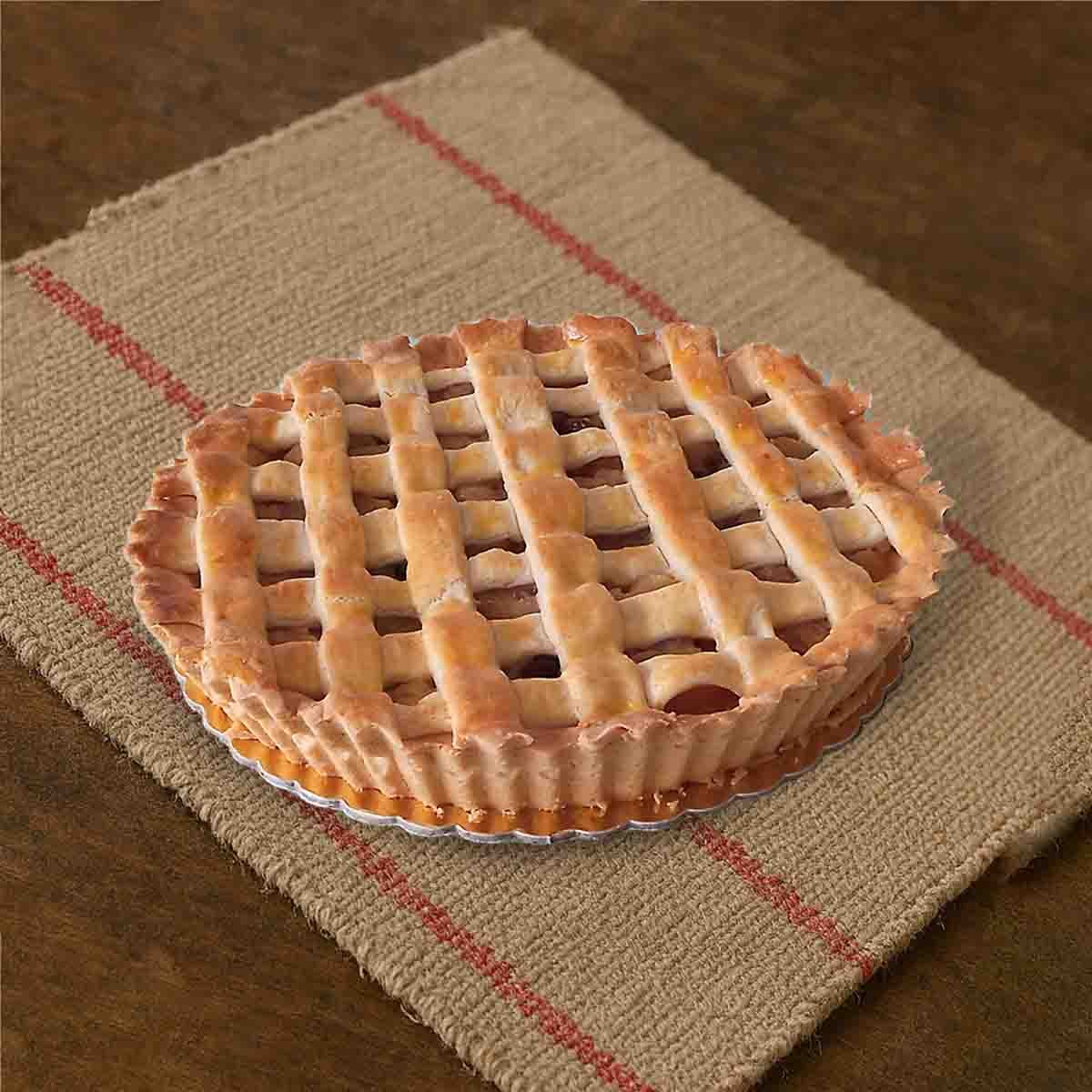 Pie de Manzana Artesanal con Masa Trenzada Casera